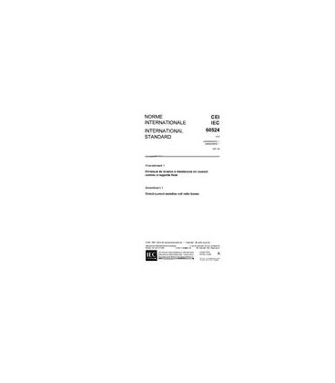 IEC 60524 Amd.1 Ed. 1.0 b:1981