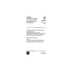 IEC 60169-17 Ed. 1.0 b:1980