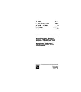 IEC 60093 Ed. 2.0 b:1980