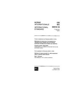 IEC 60510-1A Ed. 1.0 b:1980