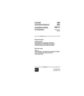 IEC 60255-11 Ed. 1.0 b:1979