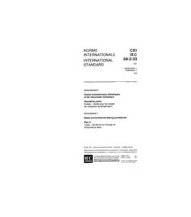 IEC 60068-2-33 Amd.1 Ed. 1.0 b:1978