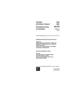 IEC 60092-375 Ed. 1.0 b:1977