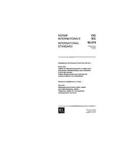 IEC 60092-374 Ed. 1.0 b:1977