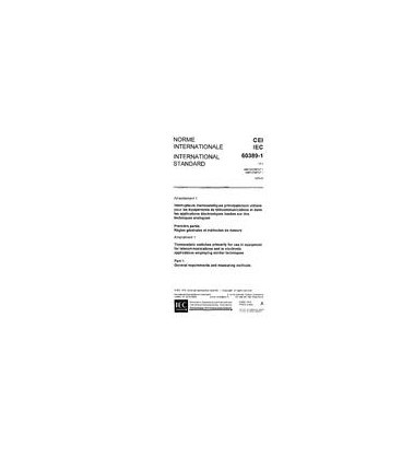 IEC 60389-1 Amd.1 Ed. 1.0 b:1976