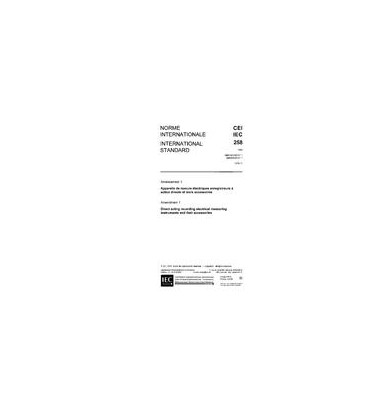 IEC 60258 Amd.1 Ed. 1.0 b:1976