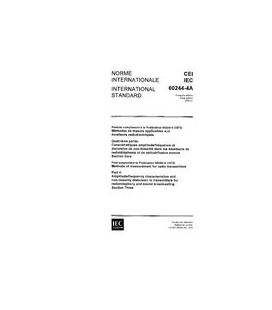 IEC 60244-4A Ed. 1.0 b:1976