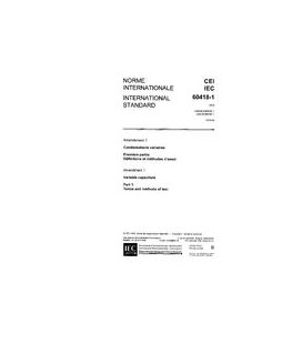 IEC 60418-1 Amd.1 Ed. 1.0 b:1976