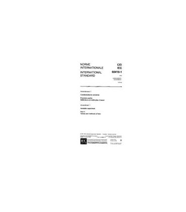 IEC 60418-1 Amd.1 Ed. 1.0 b:1976