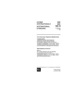 IEC 60169-13 Ed. 1.0 b:1976