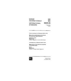 IEC 60235-4A Ed. 1.0 b:1975