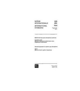 IEC 60079-4 Ed. 2.0 b:1975