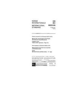 IEC 60235-8A Ed. 1.0 b:1974