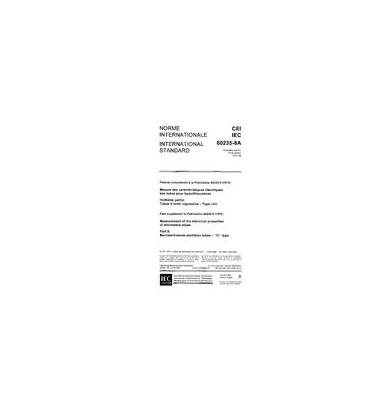 IEC 60235-8A Ed. 1.0 b:1974