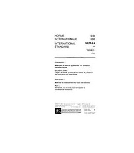 IEC 60244-2 Amd.1 Ed. 1.0 b:1974