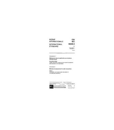 IEC 60244-2 Amd.1 Ed. 1.0 b:1974