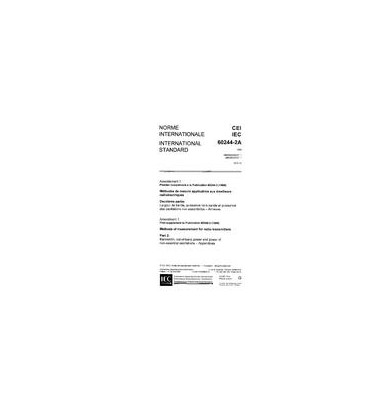 IEC 60244-2A Amd.1 Ed. 1.0 b:1973