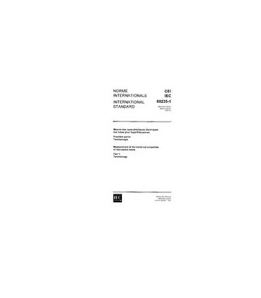 IEC 60235-1 Ed. 2.0 b:1972