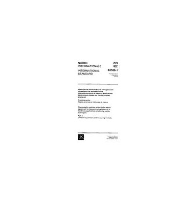 IEC 60389-1 Ed. 1.0 b:1972