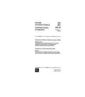 IEC 60130-10 Ed. 1.0 b:1971
