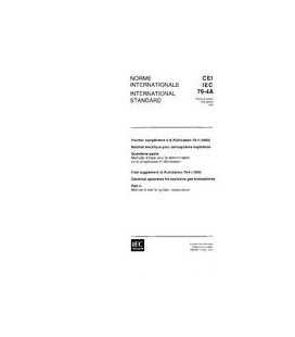 IEC 60079-4A Ed. 1.0 b:1970