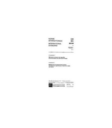 IEC 60100 Amd.1 Ed. 2.0 b:1969