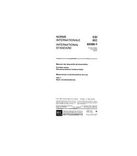 IEC 60306-1 Ed. 1.0 b:1969
