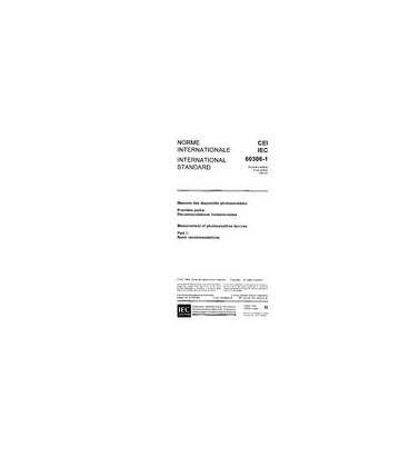 IEC 60306-1 Ed. 1.0 b:1969