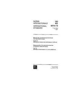 IEC 60151-19 Ed. 1.0 b:1969