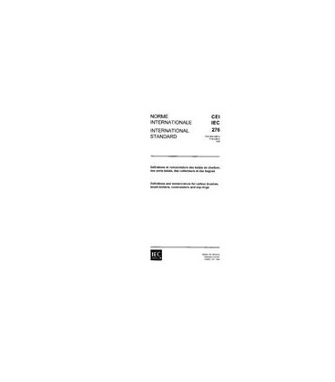 IEC 60276 Ed. 1.0 b:1968
