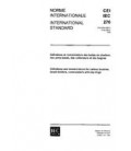 IEC 60276 Ed. 1.0 b:1968