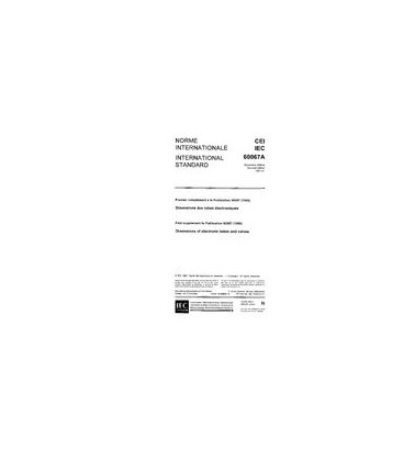 IEC 60067A Ed. 2.0 b:1967