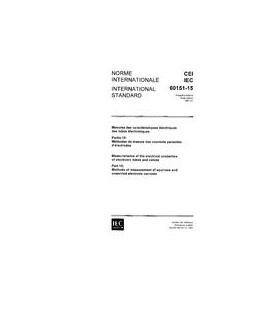 IEC 60151-15 Ed. 1.0 b:1967