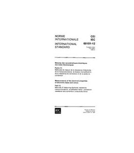 IEC 60151-12 Ed. 1.0 b:1966