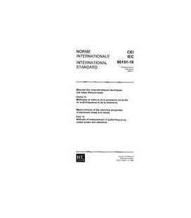 IEC 60151-10 Ed. 1.0 b:1966