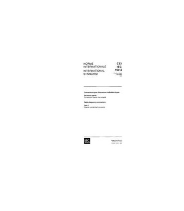 IEC 60169-2 Ed. 1.0 b:1965