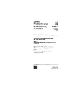 IEC 60151-3 Ed. 1.0 b:1963