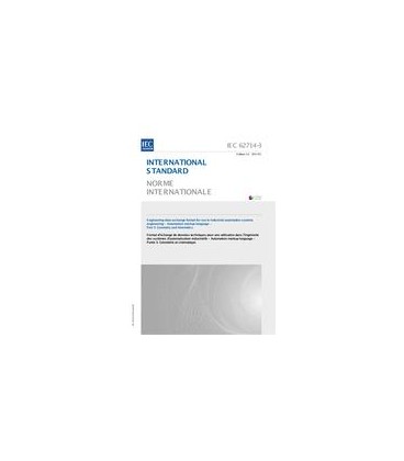 IEC 62714-3 Ed. 1.0 b:2017
