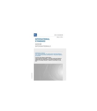 IEC 61169-8 Ed. 1.0 b:2007
