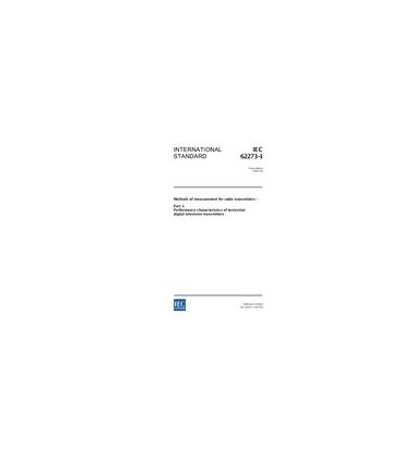 IEC 62273-1 Ed. 1.0 en:2007