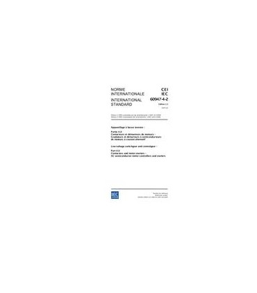 IEC 60947-4-2 Ed. 2.2 b:2007