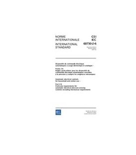 IEC 60730-2-6 Ed. 2.0 b:2007