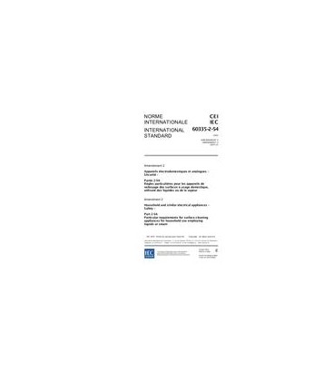 IEC 60335-2-54 Amd.2 Ed. 3.0 b:2007