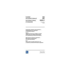 IEC 62025-1 Ed. 1.0 b:2002