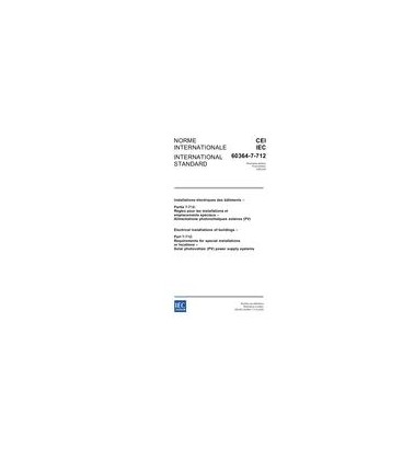 IEC 60364-7-712 Ed. 1.0 b:2002