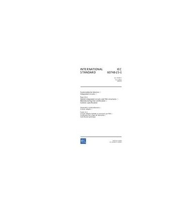 IEC 60748-23-1 Ed. 1.0 en:2002