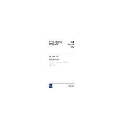 IEC 62246-1 Ed. 1.0 en:2002