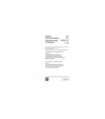 IEC 61000-4-13 Ed. 1.0 b:2002