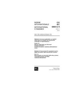 IEC 60835-2-4 Ed. 1.1 b:1998