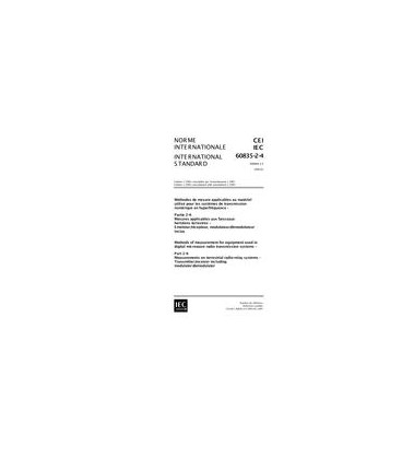 IEC 60835-2-4 Ed. 1.1 b:1998